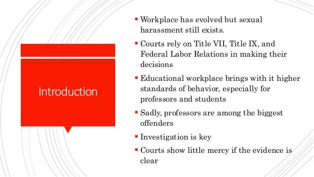 sexual harassment boundaries Sexual harassment boundaries